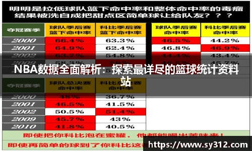 NBA数据全面解析：探索最详尽的篮球统计资料站
